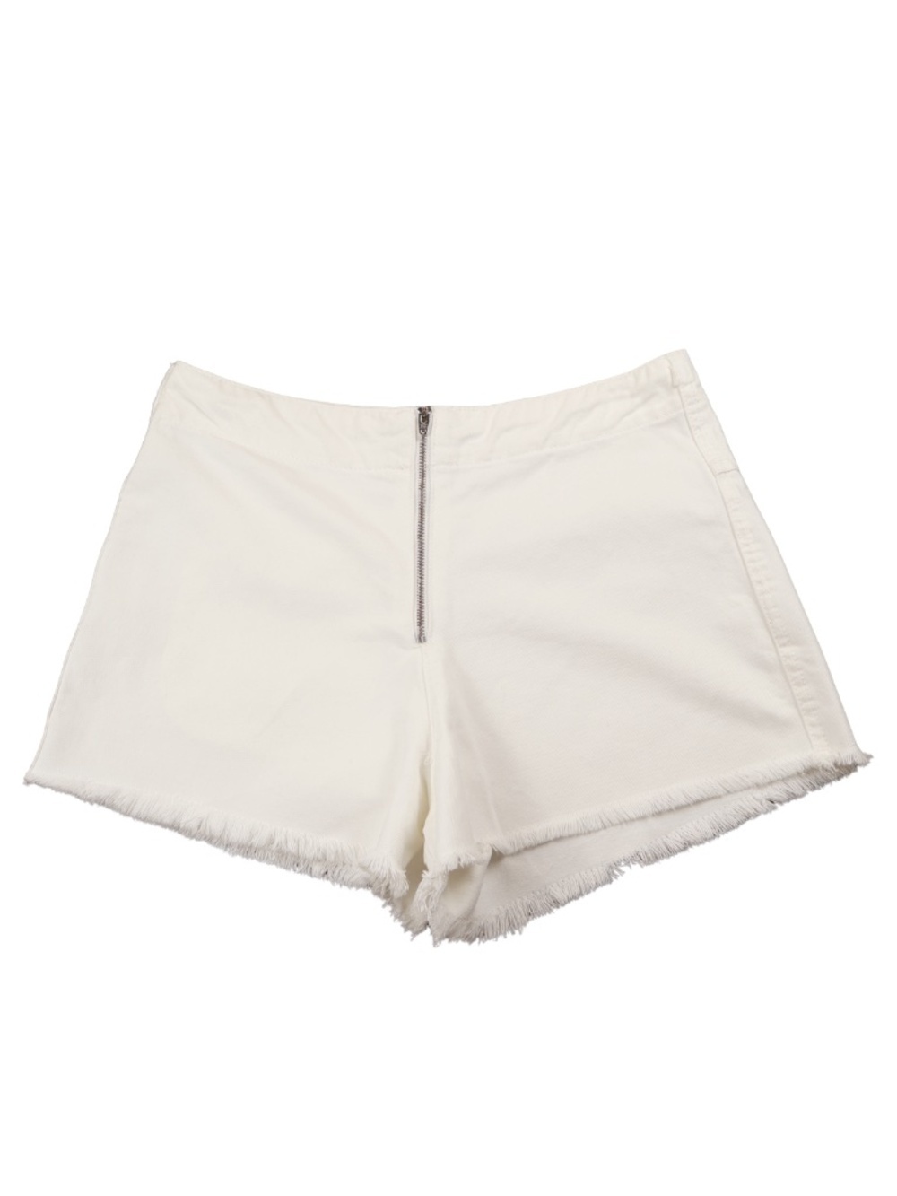 We The Free White Frayed Hem Shorts Size 6